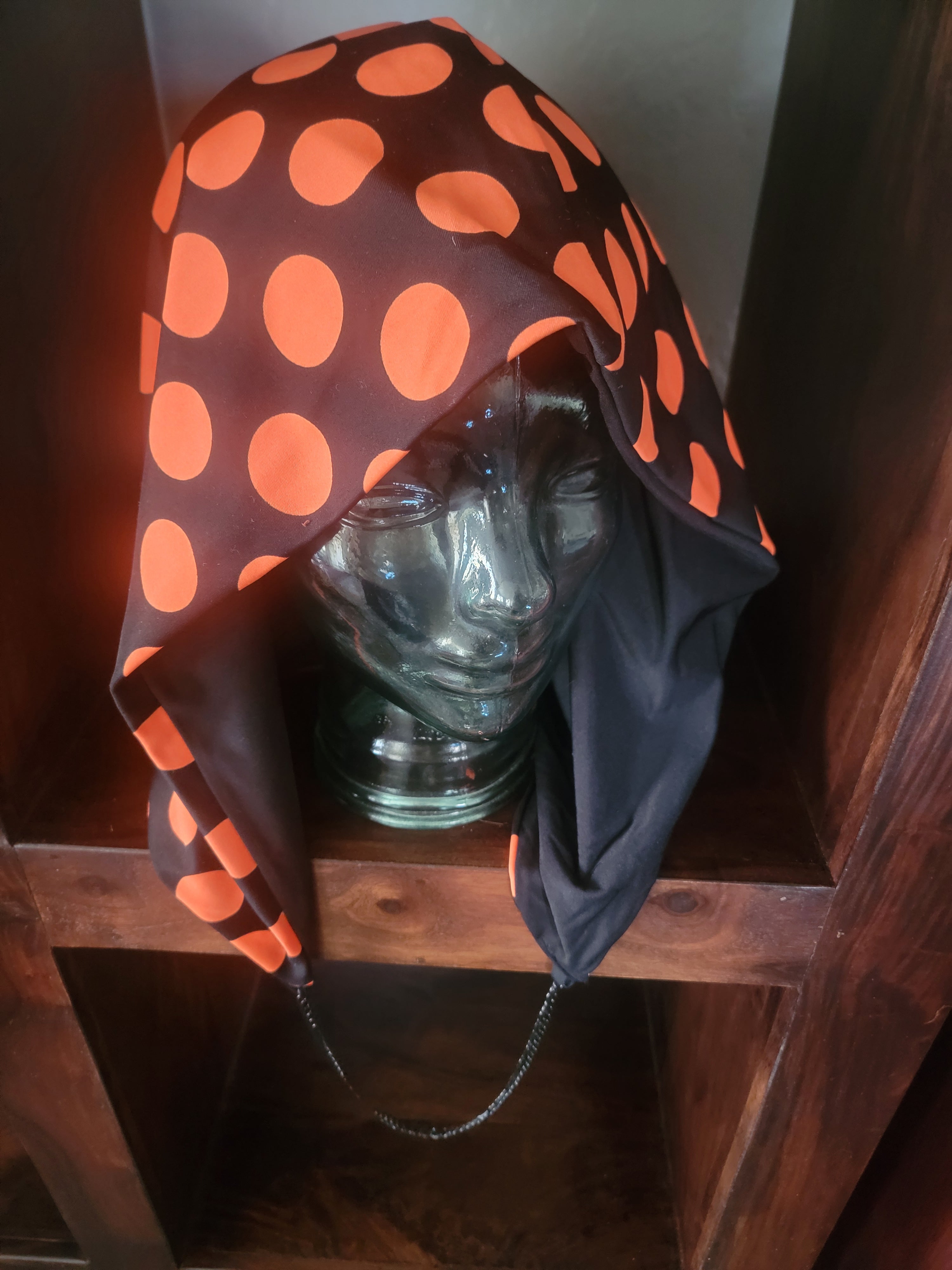 Lightweight Hood - SF Giants Black/Orange Polka Dot