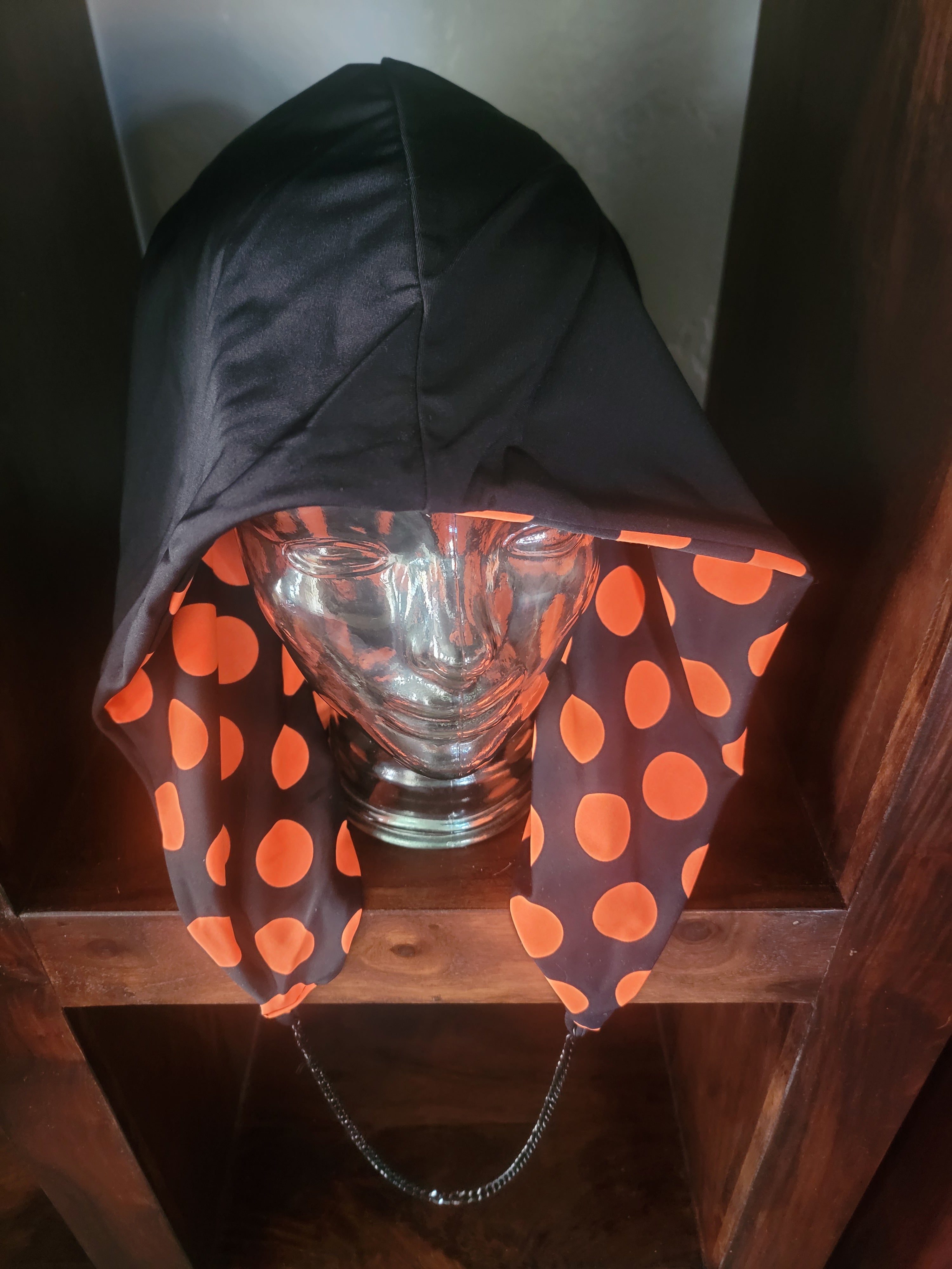 Lightweight Hood - SF Giants Black/Orange Polka Dot