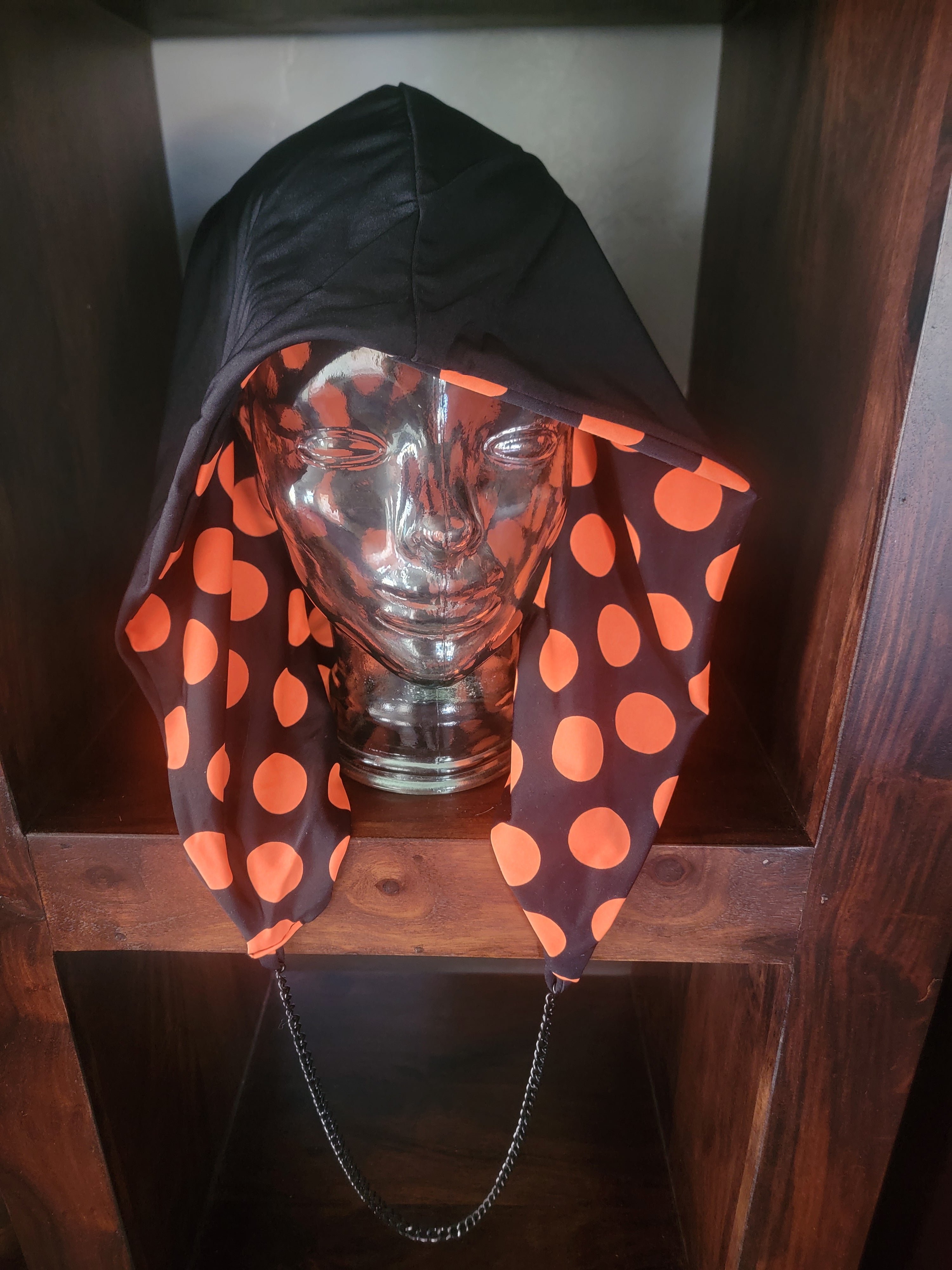 Lightweight Hood - SF Giants Black/Orange Polka Dot