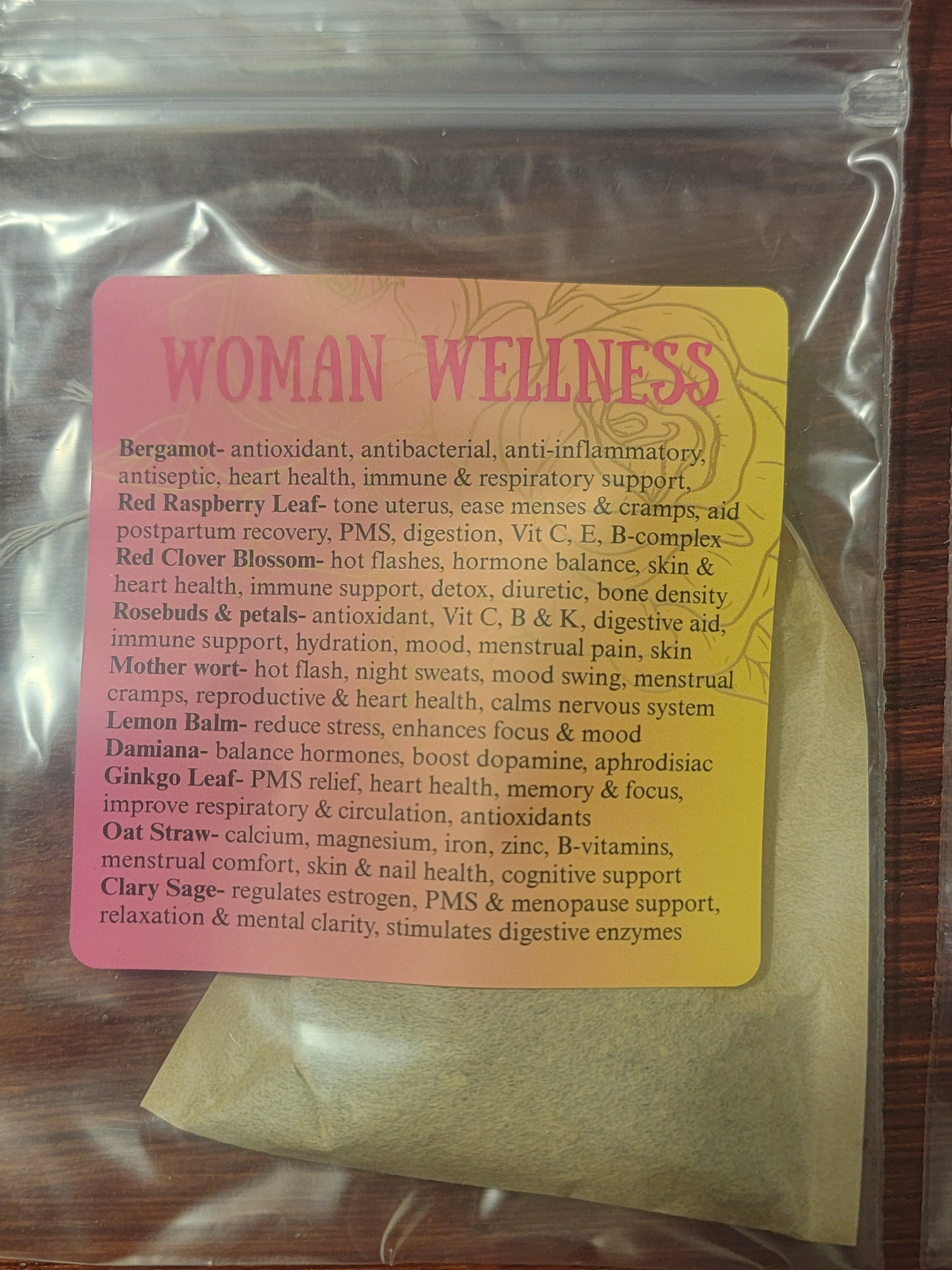 Woman's Wellness Herbal Tea